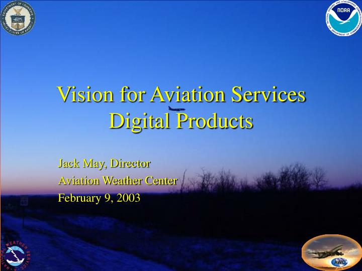 vision for aviation services digital products