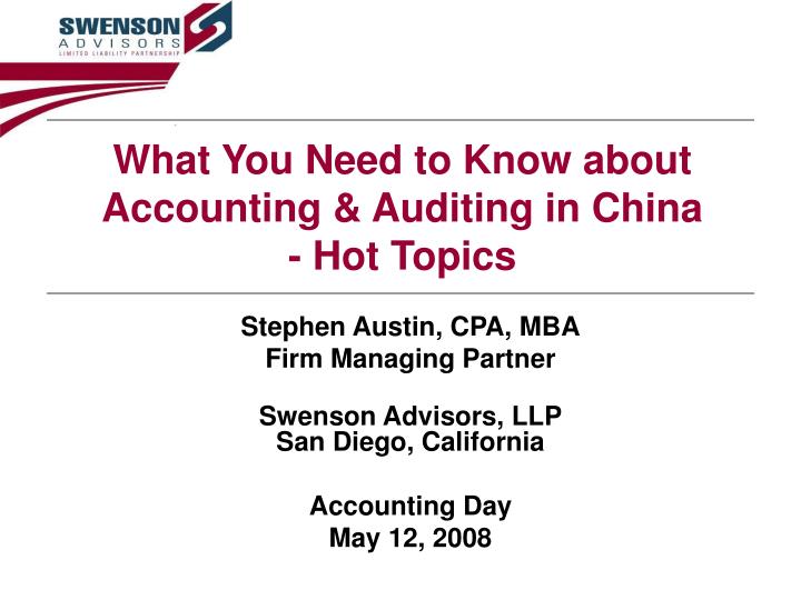 what you need to know about accounting auditing in china hot topics