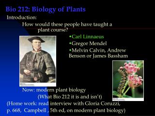 Bio 212: Biology of Plants