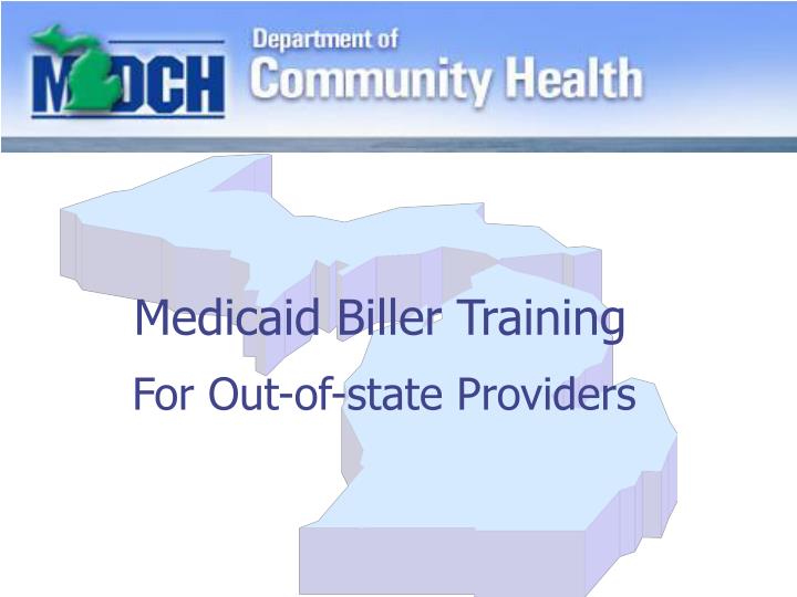 medicaid biller training