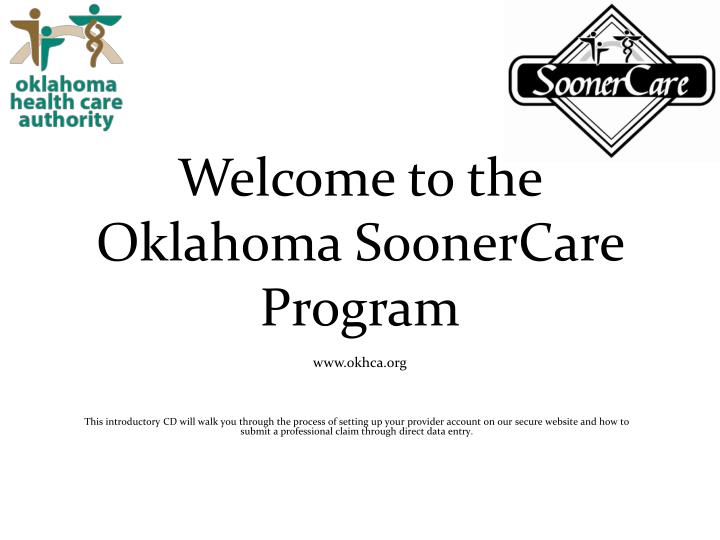 welcome to the oklahoma soonercare program www okhca org