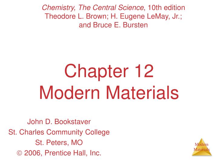 chapter 12 modern materials