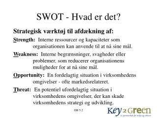 swot hvad er det