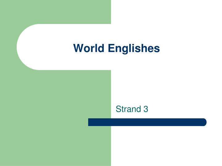 world englishes