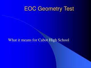 EOC Geometry Test