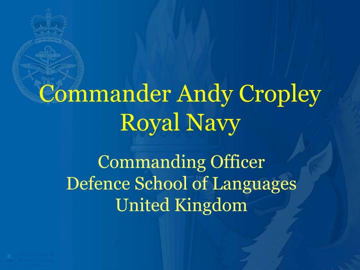 commander andy cropley royal navy