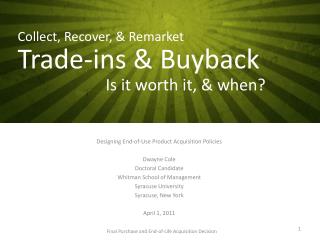 collect recover remarket
