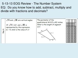 5-13-13 EOG Review - The Number System