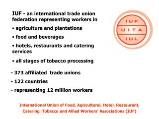 IUF - an international trade union federation representing workers in