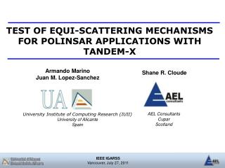 TEST OF EQUI-SCATTERING MECHANISMS FOR POLINSAR APPLICATIONS WITH TANDEM-X