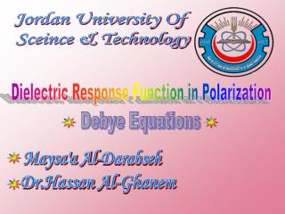 Jordan University Of Sceince &amp; Technology