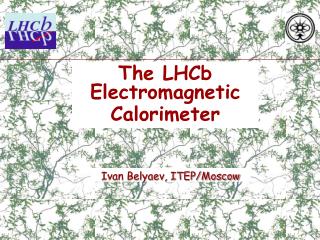 The LHCb Electromagnetic Calorimeter