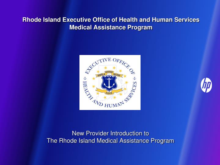 rhode island executive office of health and human services medical assistance program