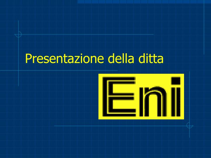 presentazione della ditta