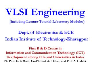 VLSI Engineering (including Lecture-Tutorial-Laboratory Modules)