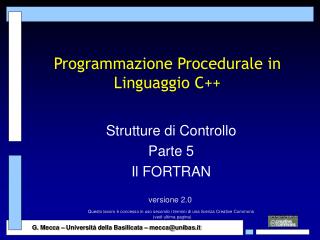 programmazione procedurale in linguaggio c