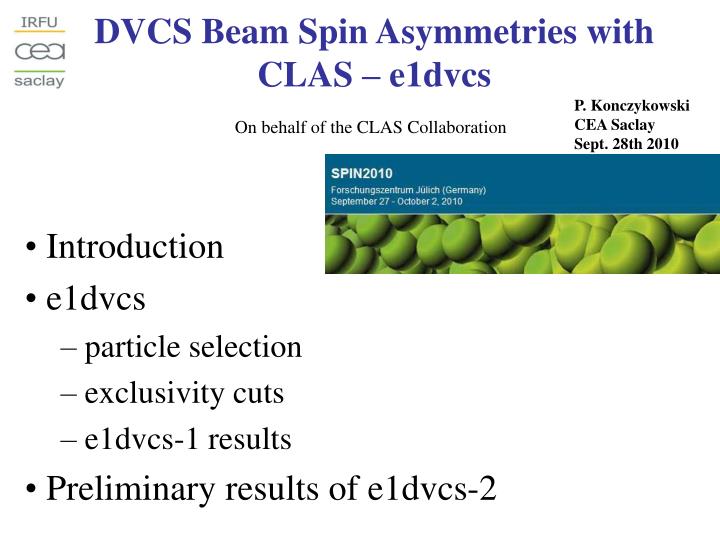 dvcs beam spin asymmetries with clas e1dvcs