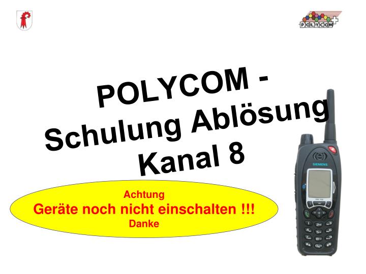 polycom schulung abl sung kanal 8