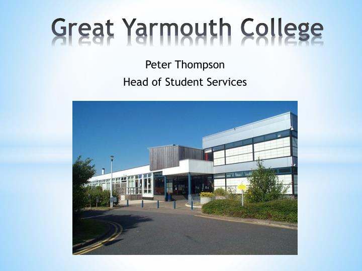 great yarmouth college