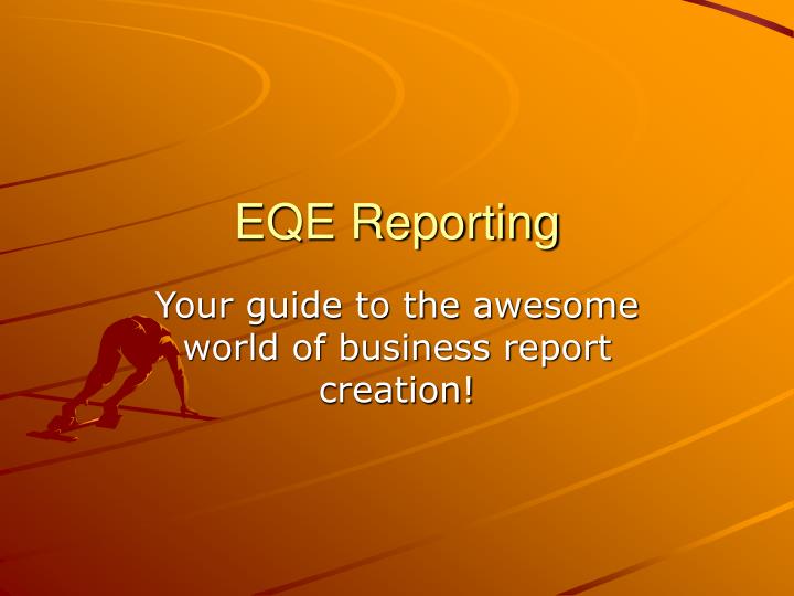 eqe reporting