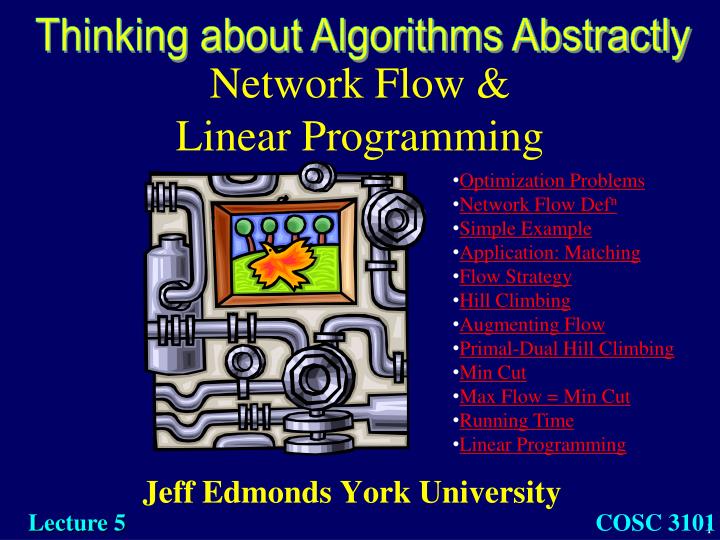 network flow linear programming