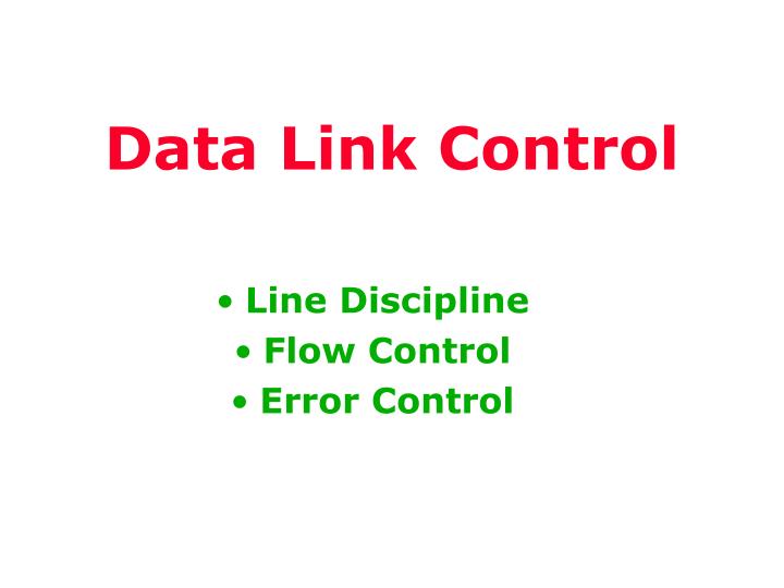 data link control
