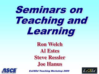 Seminars on Teaching and Learning