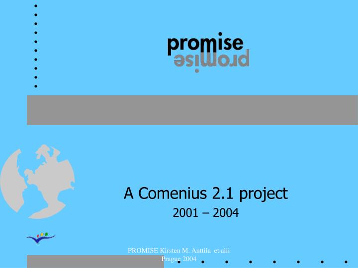 a comenius 2 1 project 2001 2004