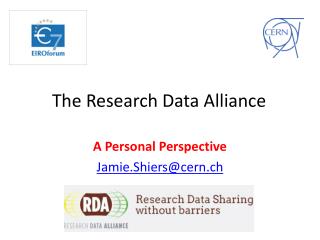 The Research Data Alliance