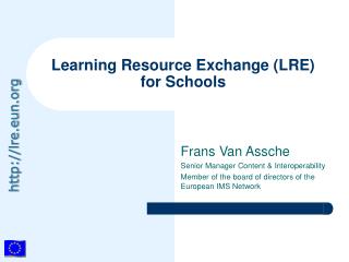 Learning Resource Exchange (LRE) for Schools