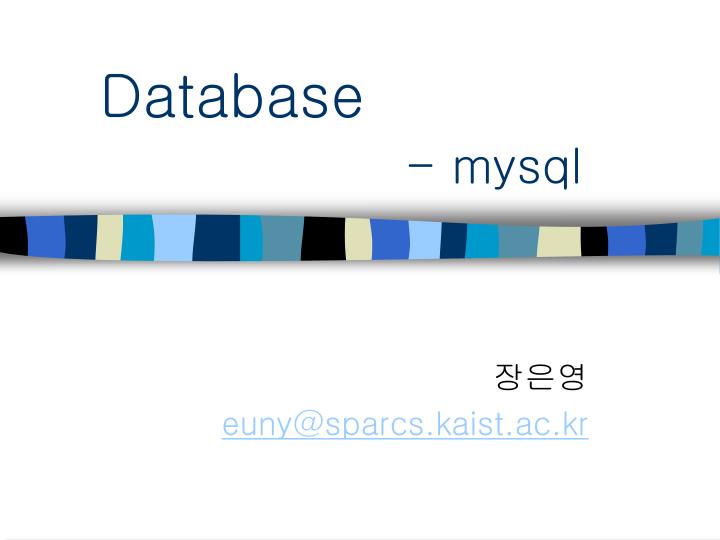 database mysql