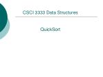 QuickSort - slide 1