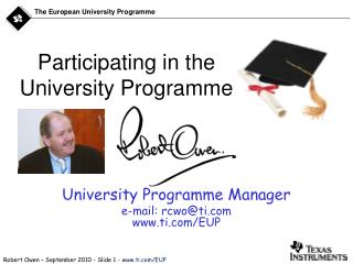 Participating in the University Programme