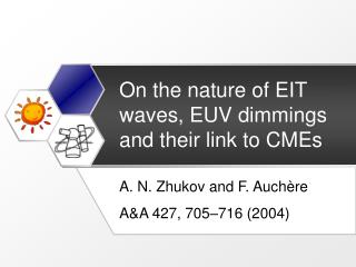 On the nature of EIT waves, EUV dimmings and their link to CMEs