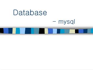 Database - mysql