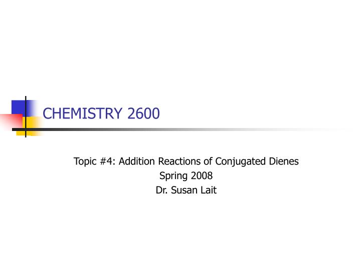 chemistry 2600