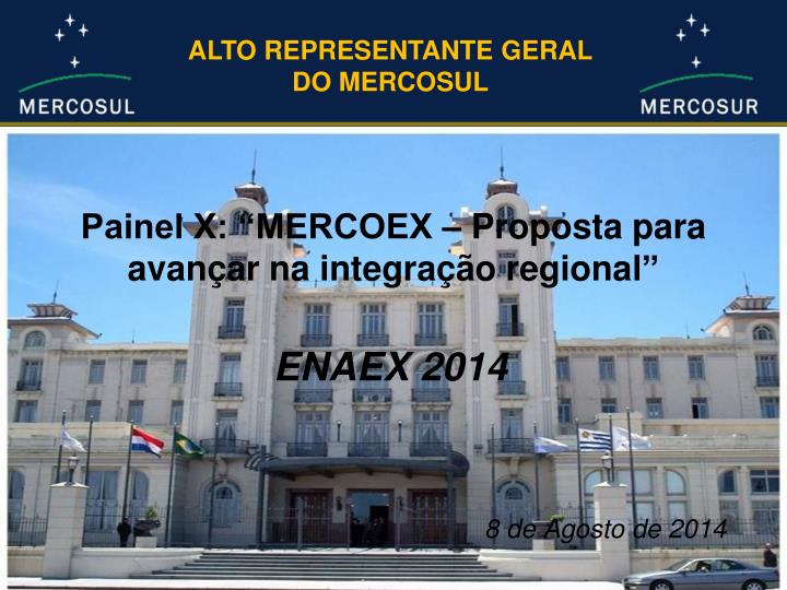painel x mercoex proposta para avan ar na integra o regional