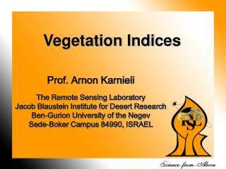 Vegetation Indices