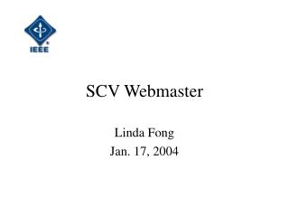 SCV Webmaster