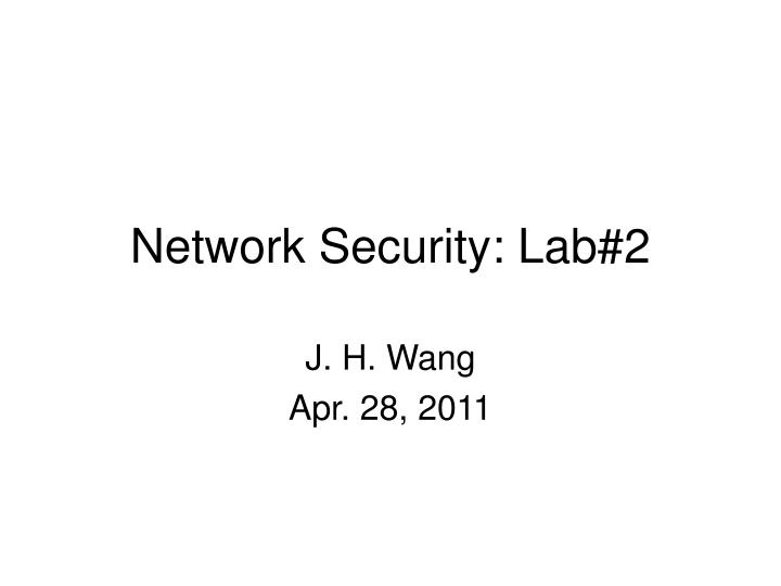 network security lab 2