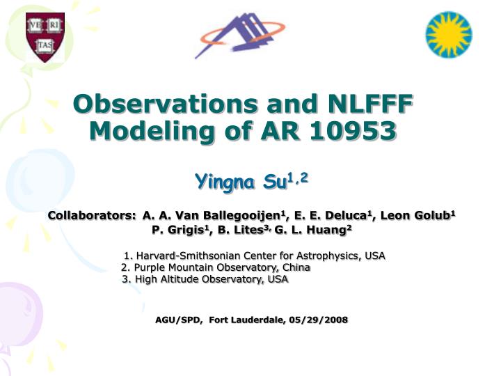 observations and nlfff modeling of ar 10953