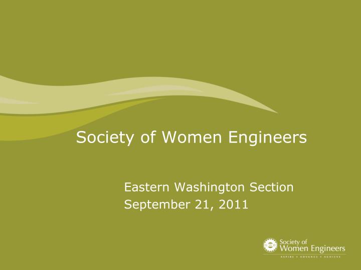 society of women engineers