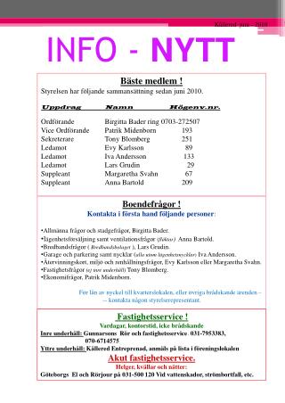 info nytt