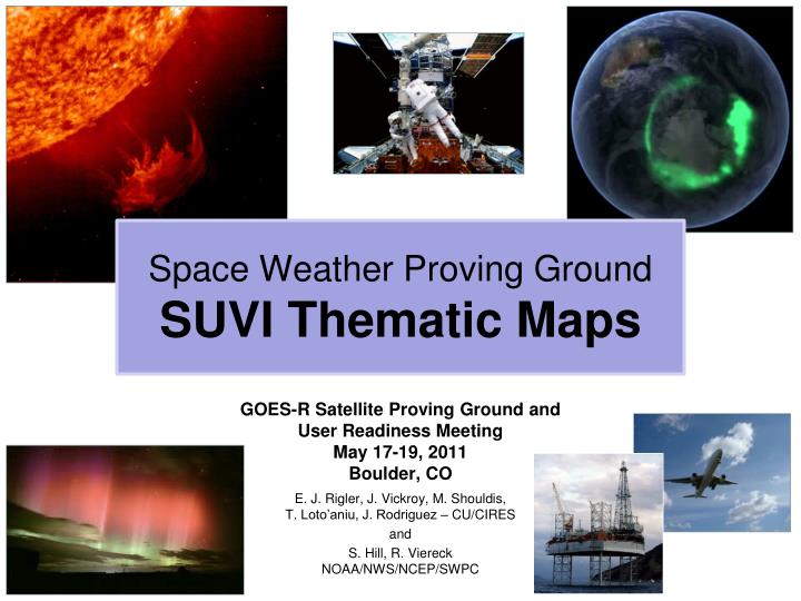 space weather proving ground suvi thematic maps