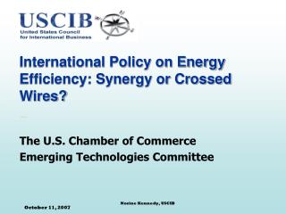 international policy on energy efficiency synergy or crossed wires