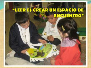 leer es crear un espacio de encuentro