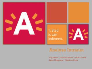 analyse intranet