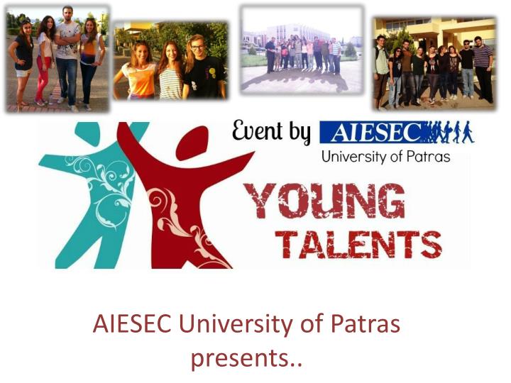 aiesec university of patras presents
