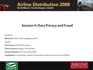 Session 4: Data Privacy and Fraud