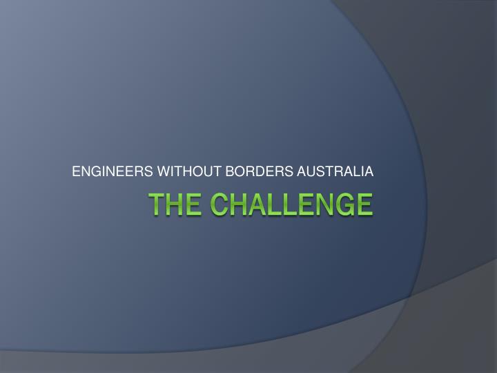 engineers without borders australia